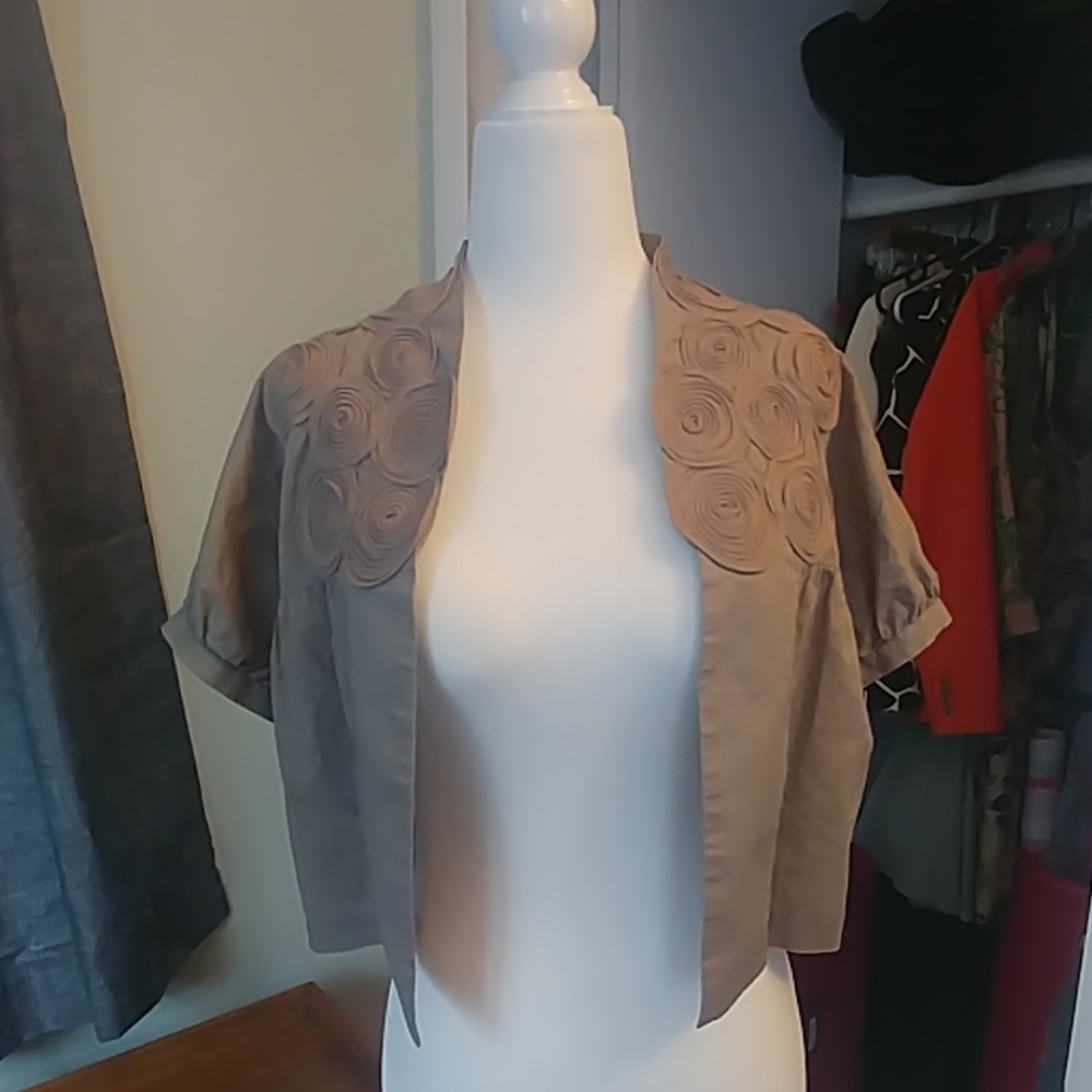 BCBG Cropped Bolero Jacket